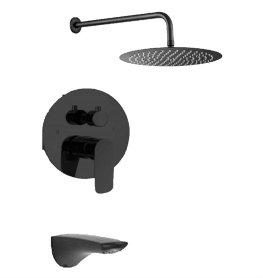 MONOCOMANDO DUCHA ROWE NEGRO